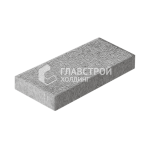 Тротуарная плитка 100х300х60, серо-белая на камне